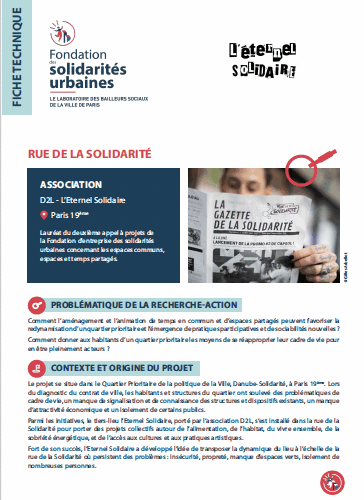 Fiche technique - D2L L'Éternel solidaire